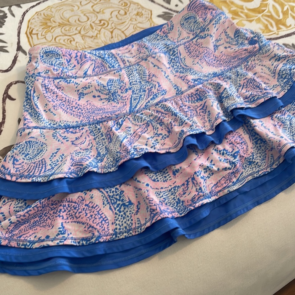 Lily Pulitzer skort & hat
